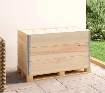 vidaXL Okviri za palete 3 kom 50 x 100 cm od masivne borovine - Venlo