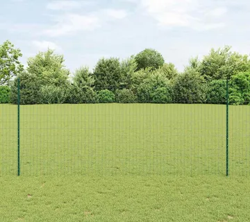 vidaXL Euro ograda s postom 10 x 1,4 m Čelik premazan PVC-om Zelena - Venlo