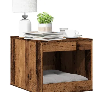 vidaXL Kutija za mačji pijesak boja drva 47x59x42 cm konstruirano drvo - Venlo