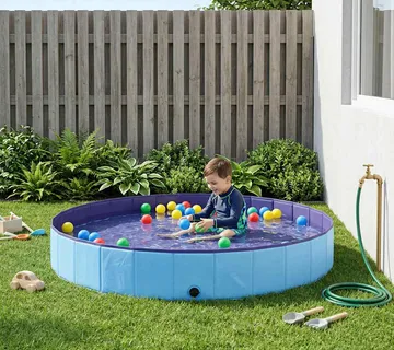 vidaXL Bazen za djecu Ø300 x 38 cm Kružni za Dijete za Plava - Venlo