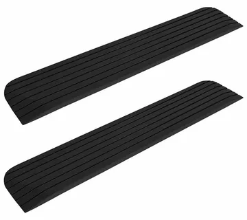 vidaXL Prilazne rampe 2 kom 110 x 21 x 2,5 cm gumene - Venlo