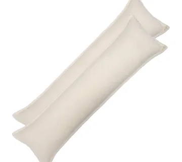 vidaXL Presvlaka za jastuk 2 pcs HOUTEN Krem 40 x 145 cm Bouclé - Venlo