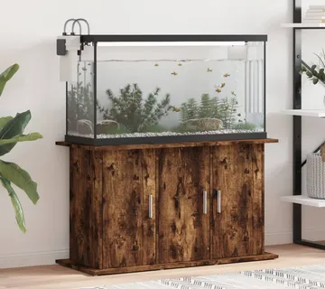 vidaXL Stalak za akvarij boja hrasta 101x41x58 cm konstruirano drvo - Venlo