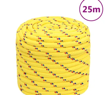 vidaXL Brodski konop žuti 16 mm 25 m od polipropilena - Venlo