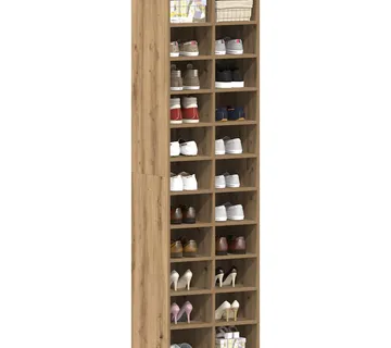 vidaXL Ormarić za cipele Artisan hrast 54x34x183 cm izrađeno drvo - Venlo