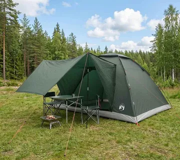 vidaXL Kamping šator 6-osobni Maslinasto zelena Poliester i čelik - Venlo