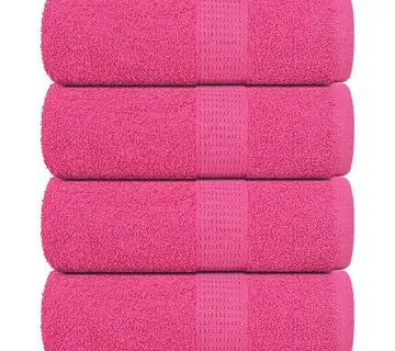 vidaXL Ručnici za goste FROGN 4 kom. Roze 30x50 cm 360 g/m² - Venlo