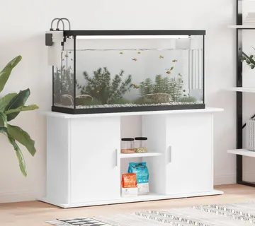 vidaXL Stalak za akvarij bijeli 121 x 41 x 58 cm od konstruiranog drva - Venlo