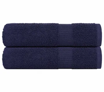 vidaXL Ručnici za tuširanje FROGN 2 kom. tamnoplave 70x140 cm 360 g/m² - Venlo