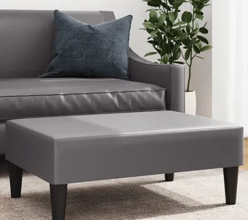 vidaXL Tabure sivi 77x55x31 cm od umjetne kože - Venlo