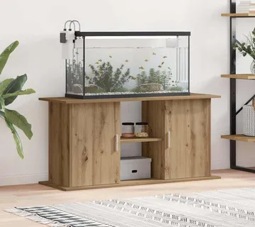 vidaXL Stalak za akvarij Artisan hrast 121x41x58 cm Inženjersko drvo - Venlo