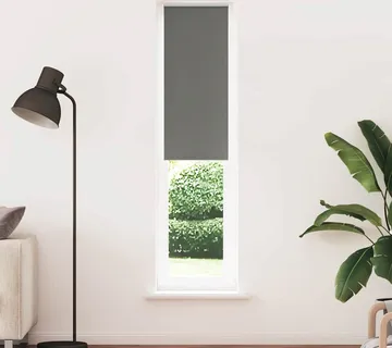 vidaXL Rolo zavjesa Blackout siva 60x230 cm Širina tkanine 55,7 cm - Venlo