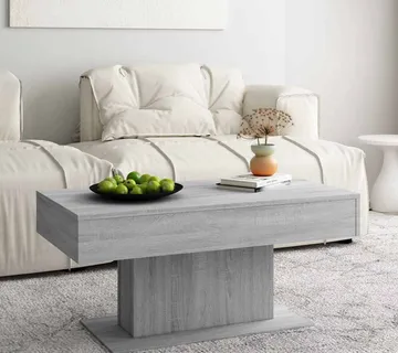 vidaXL Stolić za kavu boja hrasta 96 x 50 x 45 cm konstruirano drvo - Venlo