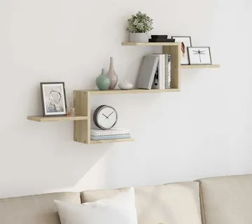 vidaXL Zidna polica boja hrasta sonome 104x15x49 cm konstruirano drvo - Venlo