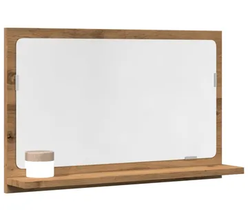 vidaXL Kupaonski ormarić s ogledalom Artisan hrast 60x11x37 cm - Venlo