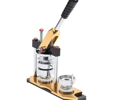vidaXL Stroj za izradu znački s kružnim rezačem i bušačem 44 mm - Venlo