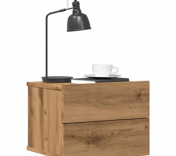 vidaXL Zidni noćni ormarić Artisan hrast 40x32x30 cm - Venlo