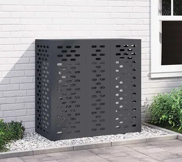 vidaXL Pokrov za klima uređaj Antracit 110 x 50 x 105 cm - Venlo