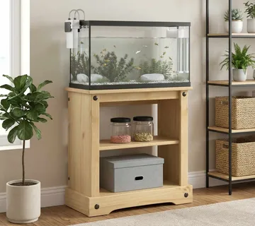 vidaXL Stalak za akvarij CORONA Smeđa 60,5 x 30 x 60 cm 150 kg - Venlo