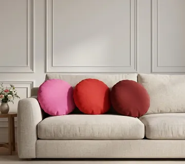 vidaXL Presvlaka za jastuk 2 pcs HEERLEN Ružičasta Ø 30 cm Poliester - Venlo
