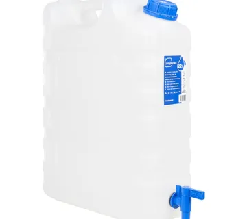 vidaXL Spremnik za vodu sa slavinom prozirni 20 L plastični - Venlo