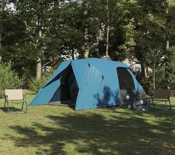 vidaXL Šator kupola za 4 osobe s krovom Plava 455 x 252 x 178 cm - Venlo