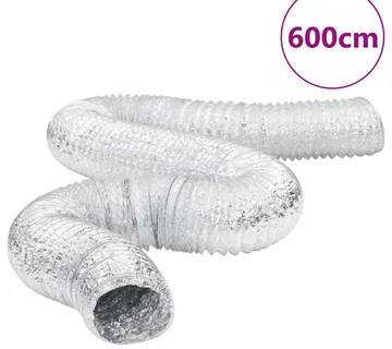 vidaXL Ventilacijski kanal aluminijski 6 m Ø10 cm - Venlo