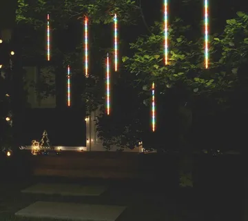 vidaXL Meteorska svjetla 8 kom 50 cm šarena 288 LED žarulja - Venlo