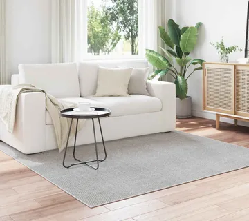 vidaXL Tepih za unutrašnjost LUGO Krem 200 x 200 cm Poliester - Venlo