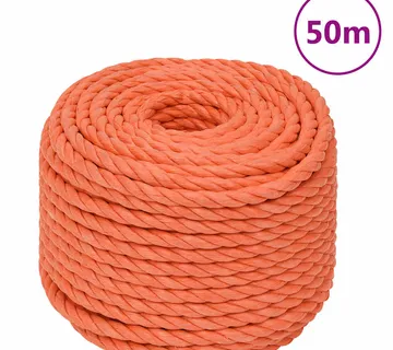 vidaXL Radno uže narančasti 14 mm 50 m od polipropilena - Venlo