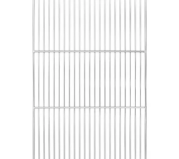 vidaXL Rešetka za roštilj 60 x 40 cm Nehrđajući čelik Srebrna - Venlo