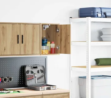 vidaXL Garažni zidni ormarić Artisan hrast izrađen od drveta - Venlo