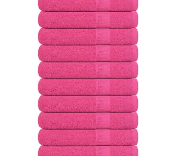 vidaXL Ručnici FROGN 10 kom roza 100x200 cm 360 g/m² - Venlo