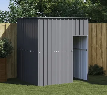 vidaXL Kućica za pse s krovom antracit 165x153x181 cm pocinčani čelik - Venlo