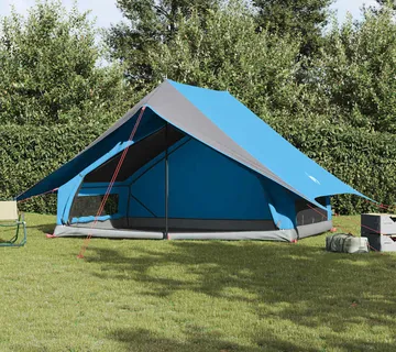 vidaXL Obiteljski šator s krovom Plava i siva 315 x 286 x 200 cm - Venlo
