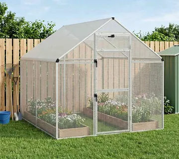 vidaXL Kavez za ptice Srebrna 181,5 x 221 x 173,5 cm - Venlo