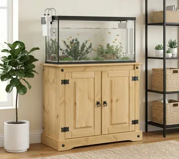 vidaXL Stalak za akvarij CORONA Smeđa 81,5 x 37 x 73 cm 250 kg - Venlo