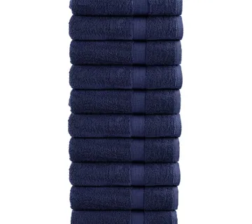 vidaXL Ručnici za tuširanje SOLUND 10 kom modri 70x140 cm 600 gsm - Venlo