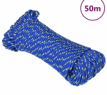 vidaXL Brodski konop plavi 5 mm 50 m od polipropilena - Venlo