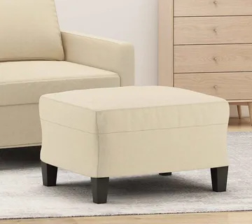 vidaXL Tabure krem 60 x 50 x 41 cm od tkanine - Venlo