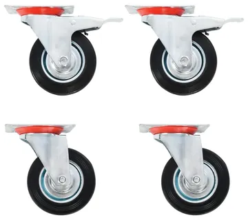 vidaXL Okretni kotačići 4 kom 100 mm - Venlo