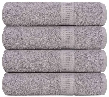 vidaXL Ručnici za tuširanje FROGN 4 kom sivi 70x140 cm 360 g/m² - Venlo