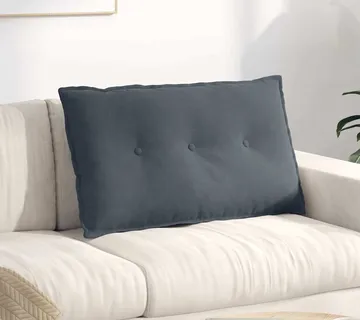 vidaXL Jastuk za leđa Tamnosiva 80 x 50 cm Kordura tekstil - Venlo