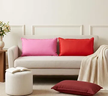 vidaXL Presvlaka za jastuk 12 kom. HOUTEN Crvena 40 x 80 cm Poliester - Venlo