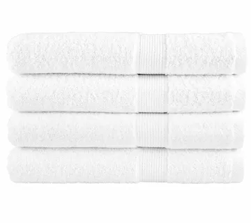 vidaXL Ručnici za saunu SOLUND 4 kom bijeli 80 x 200 cm 600 gsm - Venlo