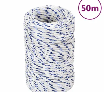 vidaXL Brodski konop bijeli 2 mm 50 m od polipropilena - Venlo