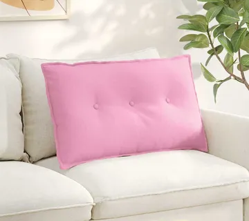 vidaXL Jastuk za leđa Ružičasta 80 x 19 x 50 cm tkanina - Venlo