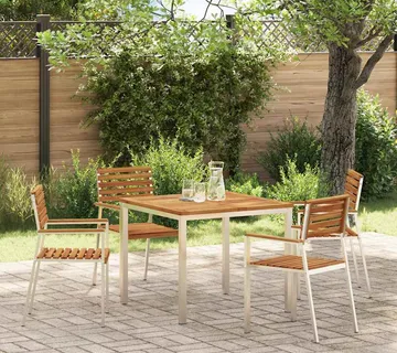 vidaXL Stol za objedovanje 90x90x75 cm - Venlo