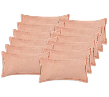 vidaXL Presvlaka za jastuk 12 pcs HOUTEN Ružičasta 40 x 80 cm Bouclé - Venlo
