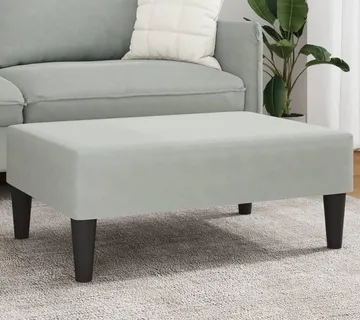 vidaXL Tabure svjetlosivi 77x55x31 cm baršunasti - Venlo